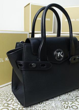 Кожаная сумка michael kors carmen md black оригинал майкл корс4 фото