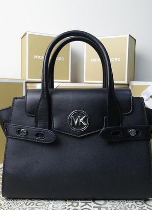 Кожаная сумка michael kors carmen md black оригинал майкл корс9 фото