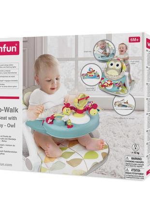 ​стільчик-ходунки winfun sit to walk owl (805200-nl)