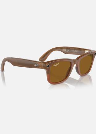 Смарт очки ray-ban meta wayfarer brown3 фото