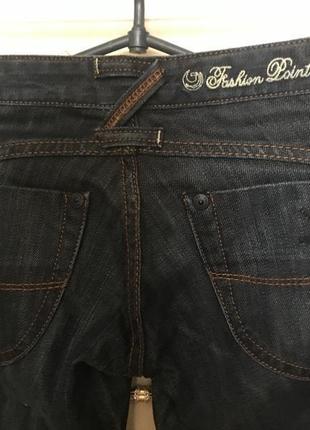 Эксклюзивные джинсовые бриджи2 фото