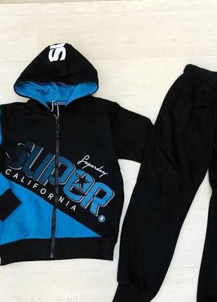 Спортивний костюм утеплений для хлопчиків grace 122 зріст