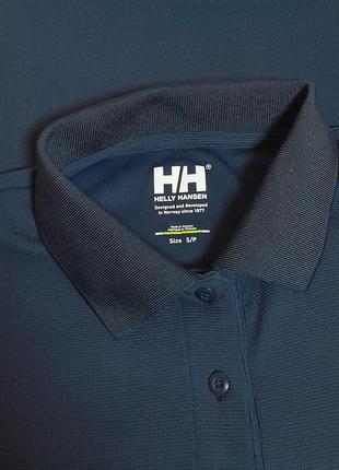 Шикарное женское поло синего цвета helly hansen w crew tech polo, молниеносная отправка 🚀⚡8 фото