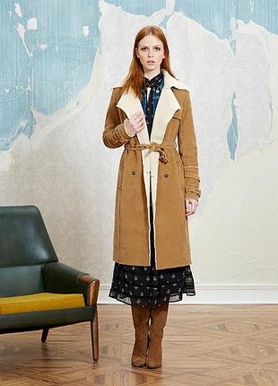 Женская куртка пальто дубленка pepe jeans london l