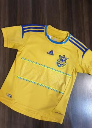 Футболка футбольная,футболка сборной украины adidas1 фото