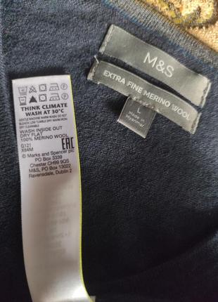 Джемпер з merino wool l від marks&spencer9 фото