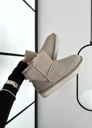 Шикарные ботинки ugg ultra mini натуральный замш