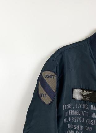 Schott мужской бомбер alpha industries4 фото