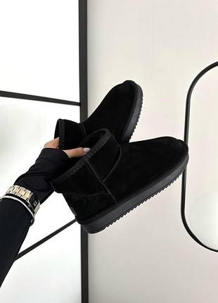 Шикарные ботинки ugg ultra mini натуральный замш