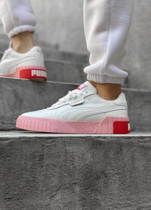 Puma cali white pink 💖