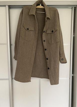 Твідова сорочка коричневого кольору