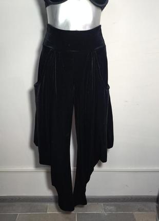 Жіночі велюрові штани, розмір s-m1 фото