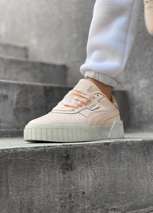 Puma cali Heren beige, женские кроссовки пума