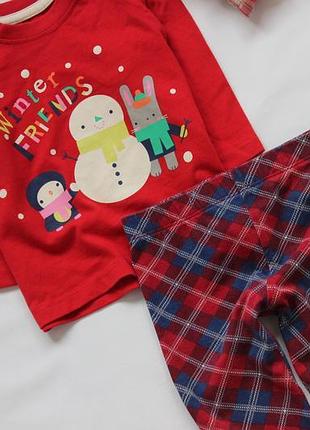Комплект новогодний на 3-6 месяцев2 фото
