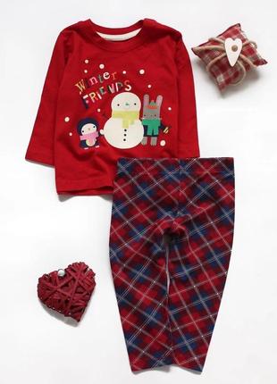Комплект новогодний на 3-6 месяцев