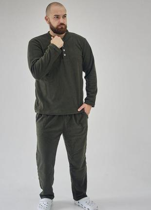 Піжама чоловіча флісова домашній теплий костюм.р.xl,2xl,3xl,4xl