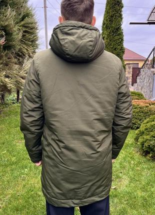 Тепла зимова куртка house brand з хутровим капюшоном (знімається)