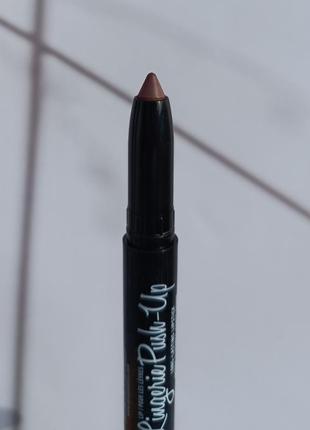 Помада-олівець для губ nyx professional makeup lip lingerie push-up, відтінок embellishment.2 фото