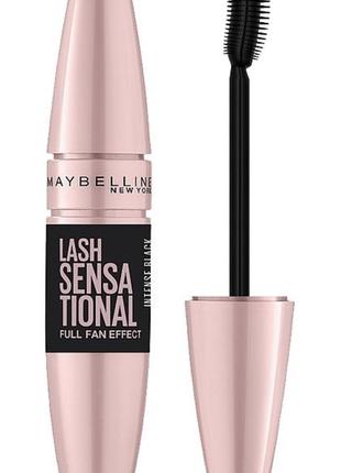 Maybelline new york lash sensational intense black! тушь для ресниц!6 фото