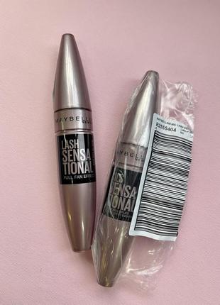 Maybelline new york lash sensational intense black! тушь для ресниц!