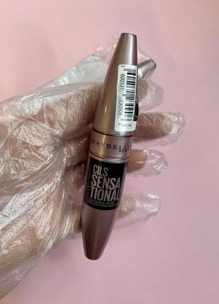 Maybelline new york lash sensational intense black! тушь для ресниц!4 фото