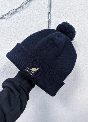 Kangol тепла шапка з бубоном