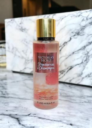 Парфумований спрей для тіла victoria's secret strawberries & champagne