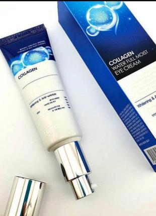 Увлажняющий крем вокруг глаз farmstay collagen water full moist eye cream1 фото