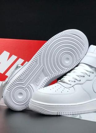 Жіночі зимові кросівки nike air force 1 high winter високі утеплені кеди на хутрі / кроссовки зимние nike air force 1 high мех зимові форси7 фото