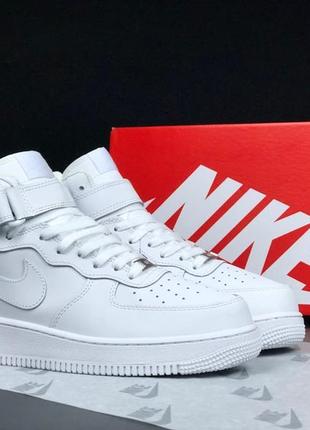 Жіночі зимові кросівки nike air force 1 high winter високі утеплені кеди на хутрі / кроссовки зимние nike air force 1 high мех зимові форси6 фото