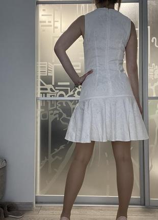 Сукня міні з бавовни5 фото