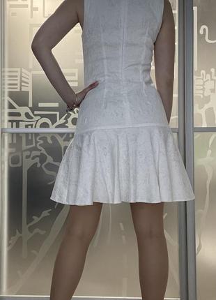 Сукня міні з бавовни3 фото