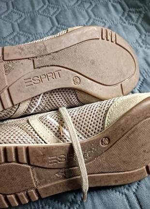 Кроссовки бежевые esprit8 фото