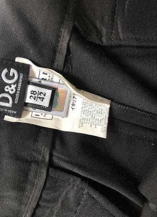 Dolce &amp; gabbana прямые черные классические женские штаны размер с 424 фото