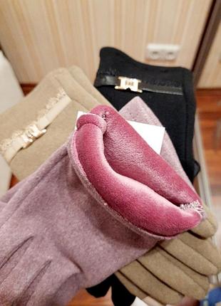 Перчатки женские варежки