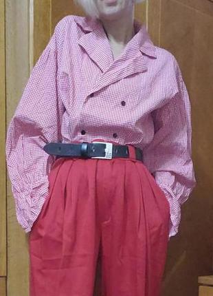 #розвантажуюсь блуза в клітку віші вінтажний стиль