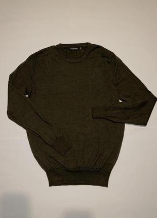 Пуловер, свитер, джемпер j.lindeberg lyle true merino crew neck pullover forest green3 фото