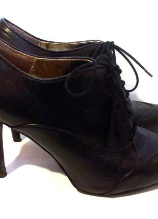 Стильні ботильйони / черевики на шпильці від бренду dorothy perkins, р. 38-39 код b39904 фото
