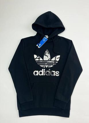 Ориогнал! мужское худи adidas originals черное (s) новое с бирками!