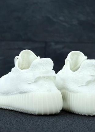 Adidas yeezy boost 350 white белые летние кроссовки адидас изи буст (36-45рр), кросівки адідас ізі 350 білі3 фото