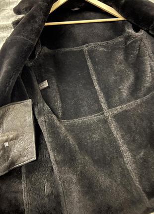 Довга натуральна дублянка авіатор6 фото