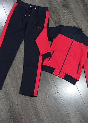 Костюм підлітковий для хлопчиків, теплий з начесом.