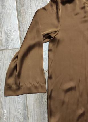 Блуза h&amp;m атласная женская, размер m.5 фото