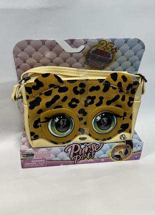 Інтерактивна сумочка леопард леолюкс purse pets leoluxe leopard1 фото