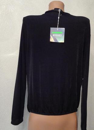 Черная кофта с открытой грудью, нарядный пуловер , нитка люрекс, свободный покрой6 фото