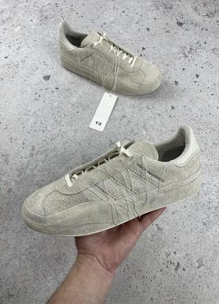 Adidas y-3 yohji yamamoto gazelle beige кросвки унісекс оригінал