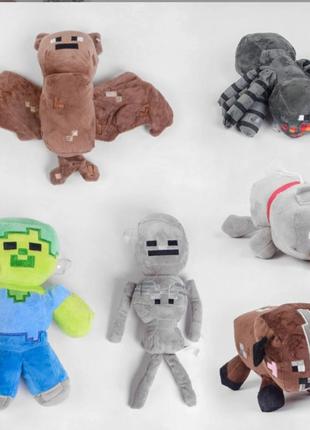 Новые игрушки маинкрафт мягкие игрушки
