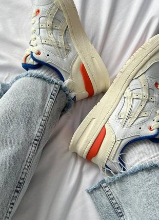 Кроссовки asics kith x ex89 'white blue orange'2 фото