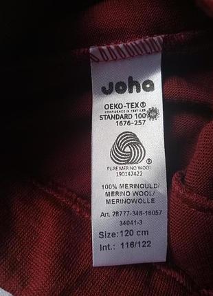 100% шерсть мериноса новые штаны шерстяные joha термобелье merino вовна7 фото