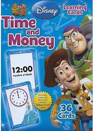 Обучающие карточки time &amp;money disney время и деньги